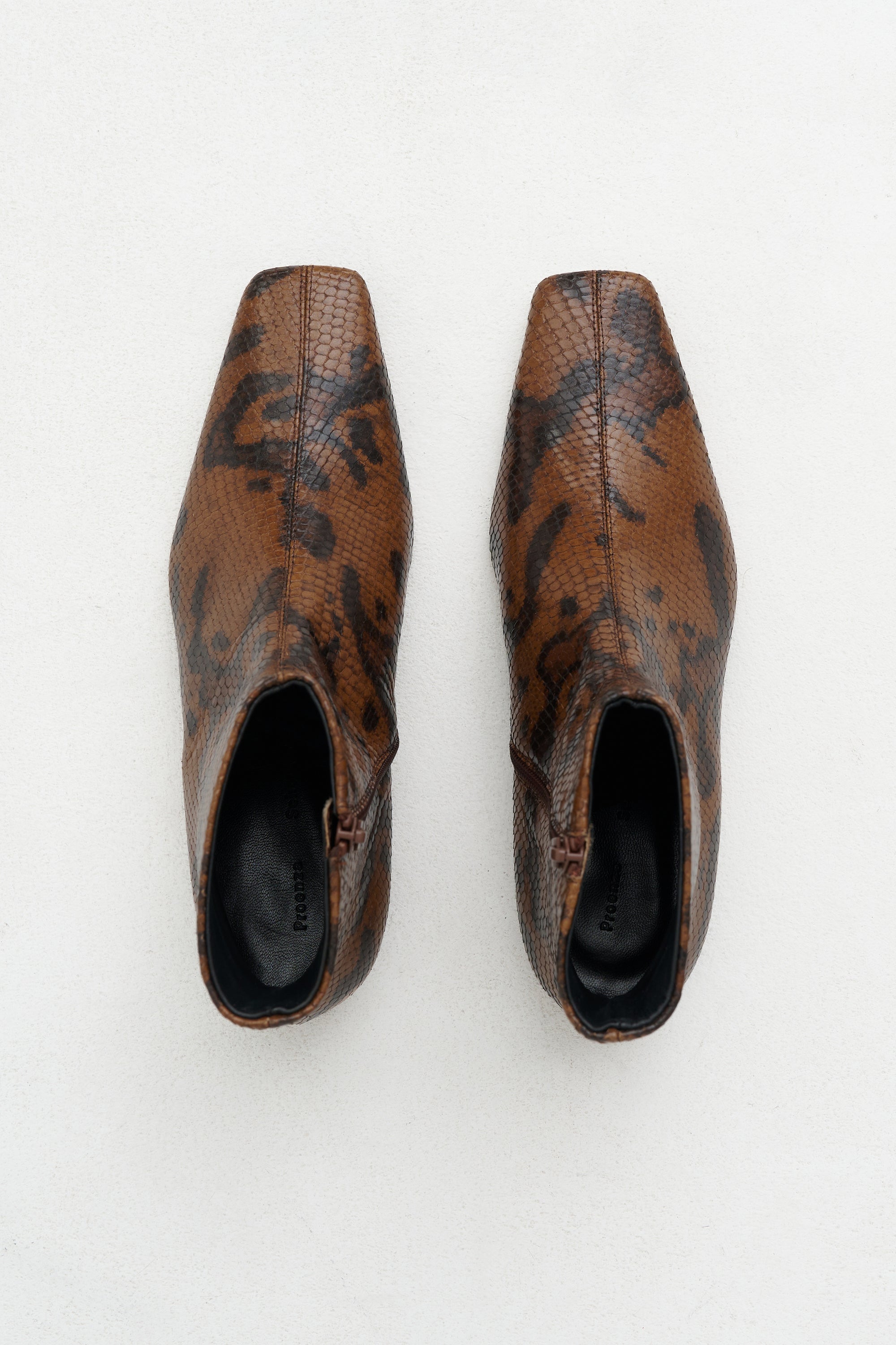 Trap Flat Ankle Boot, Ochre Multi