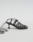 Tee Knot Sandals, Black
