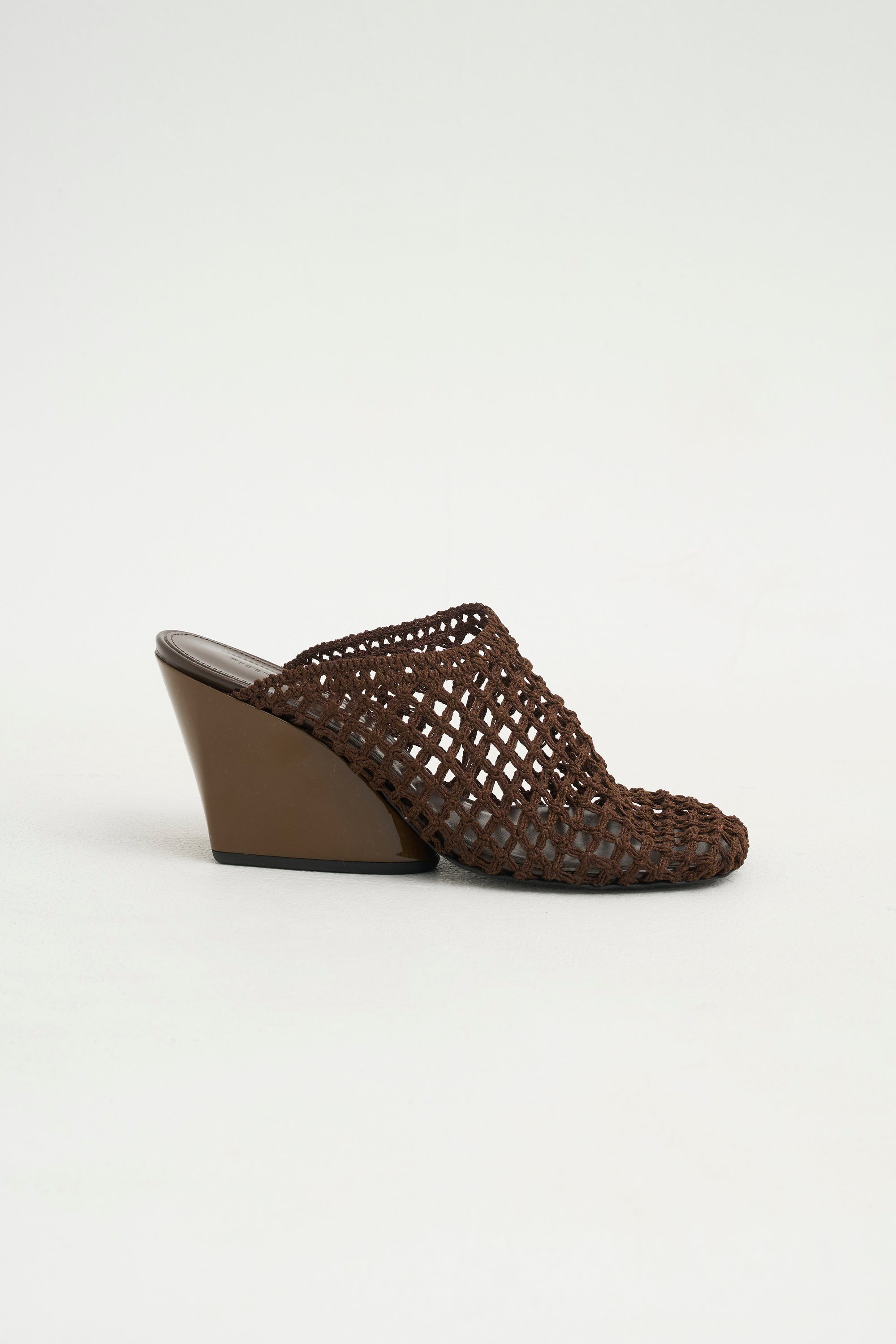 Slant Crochet Mule, Mushroom