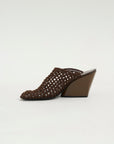 Slant Crochet Mule, Mushroom