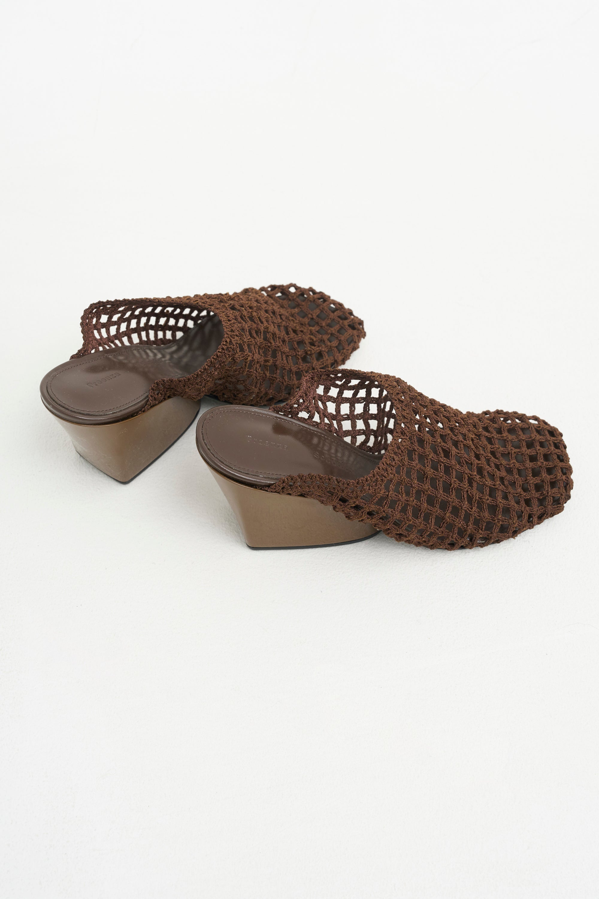 Slant Crochet Mule, Mushroom