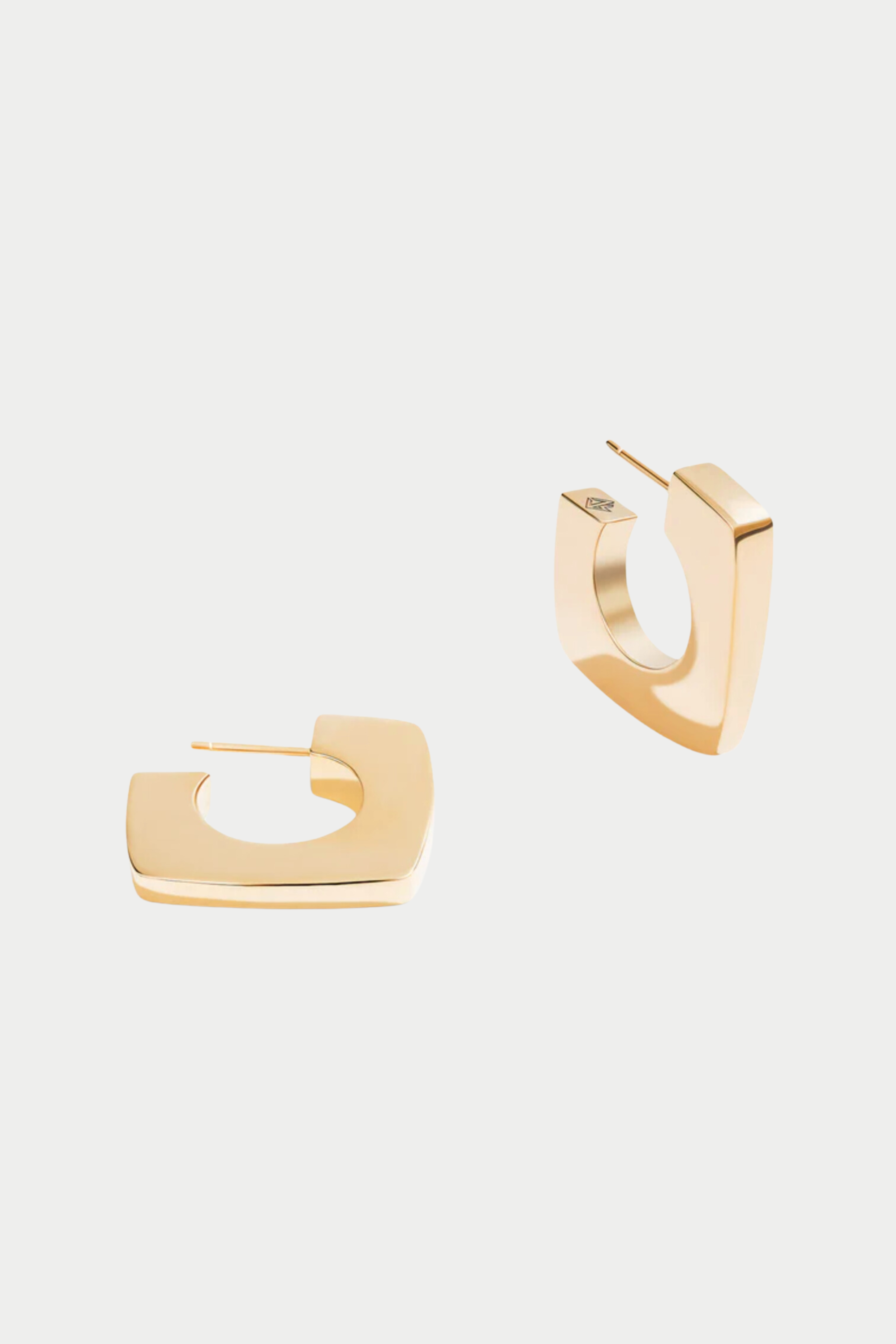 RENATO CIPULLO - Small Quadro Earrings, Yellow Gold