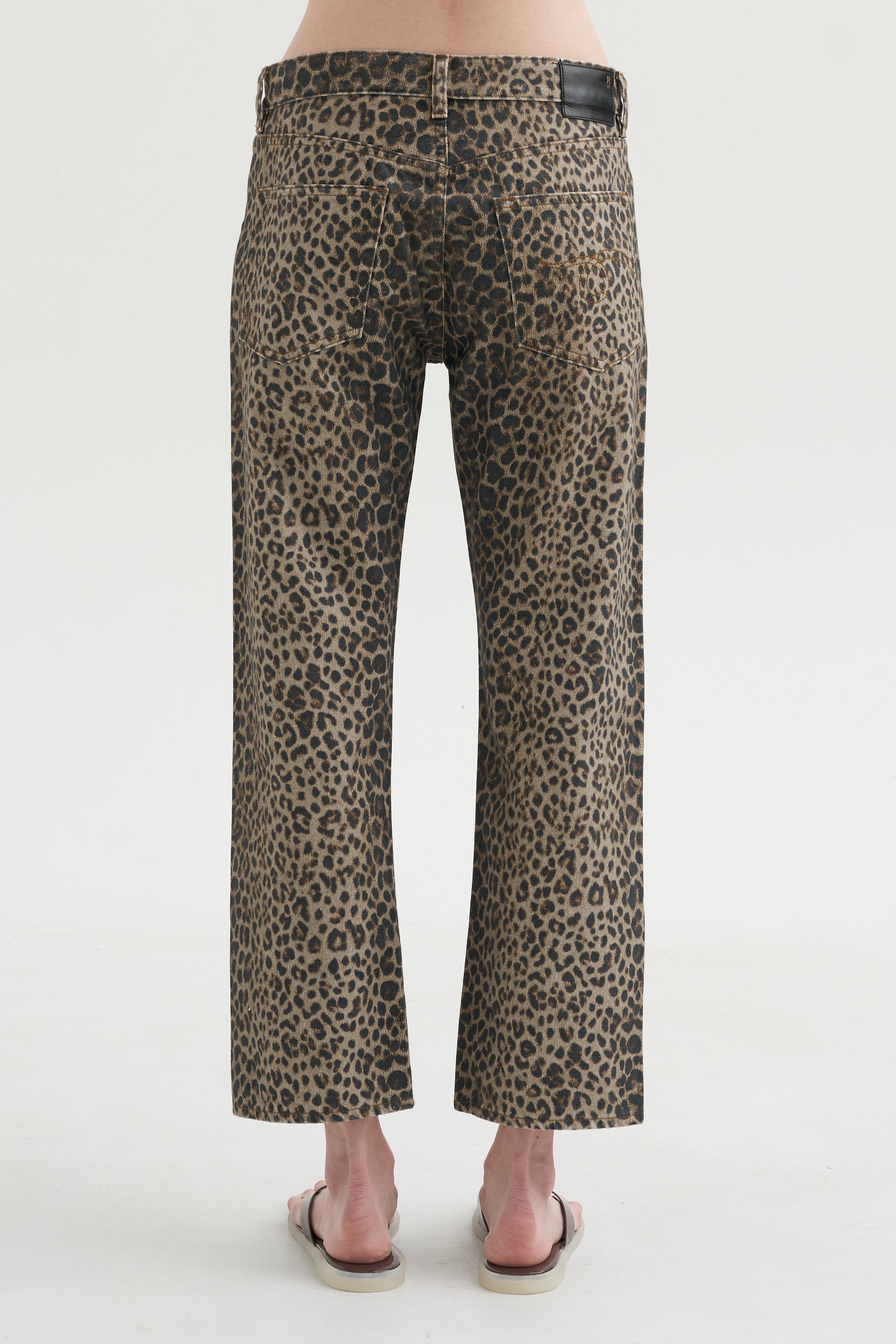 Kick Pleat Exclusive - Boyfriend Jean, Cheetah