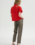 Kick Pleat Exclusive - Boyfriend Jean, Cheetah