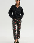 Pre-Order • BF Jean, Pink Rigid Floral Butterfly