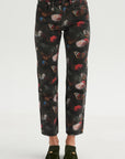 Pre-Order • BF Jean, Pink Rigid Floral Butterfly