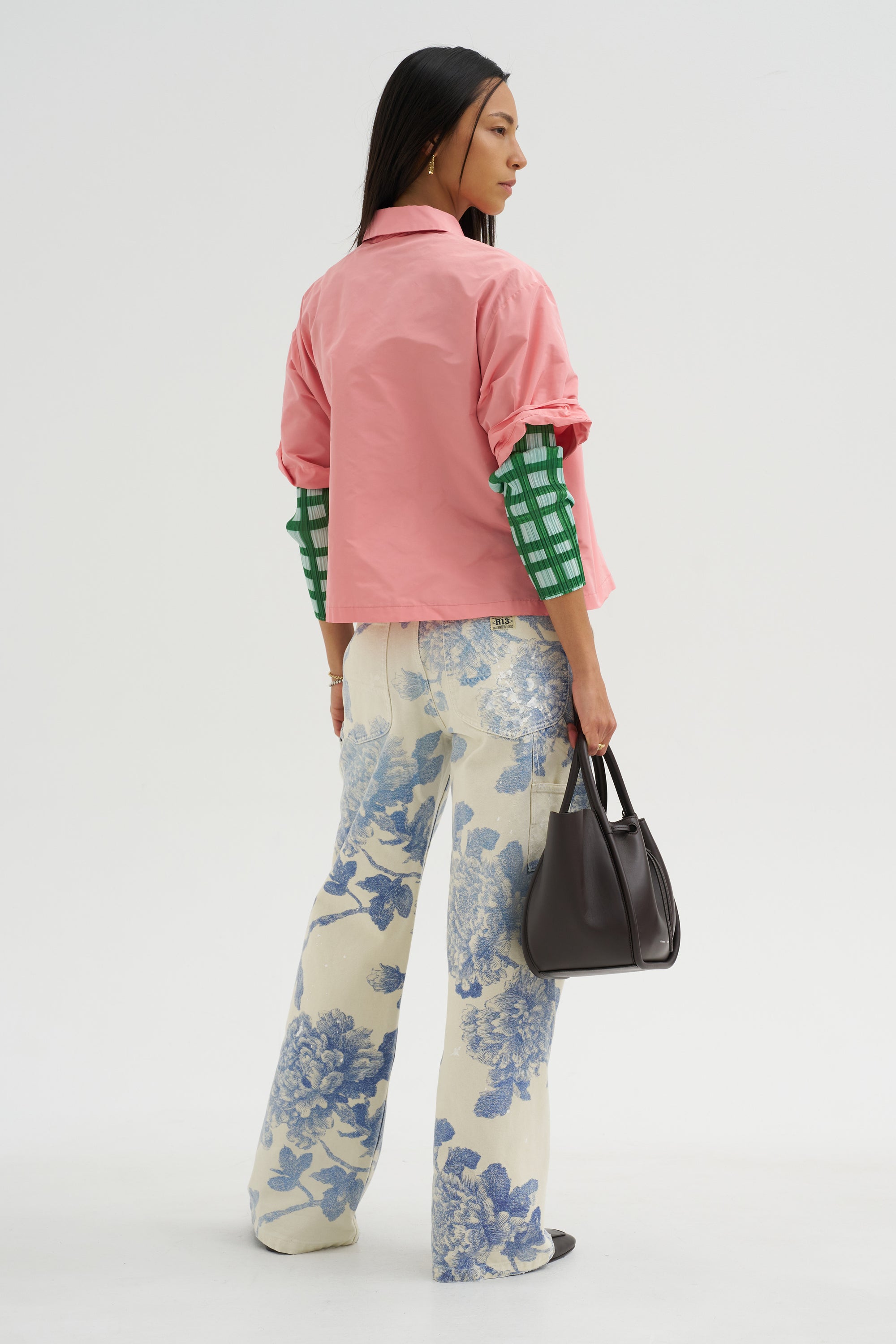 Carpenter Pant, Washed Blue Floral