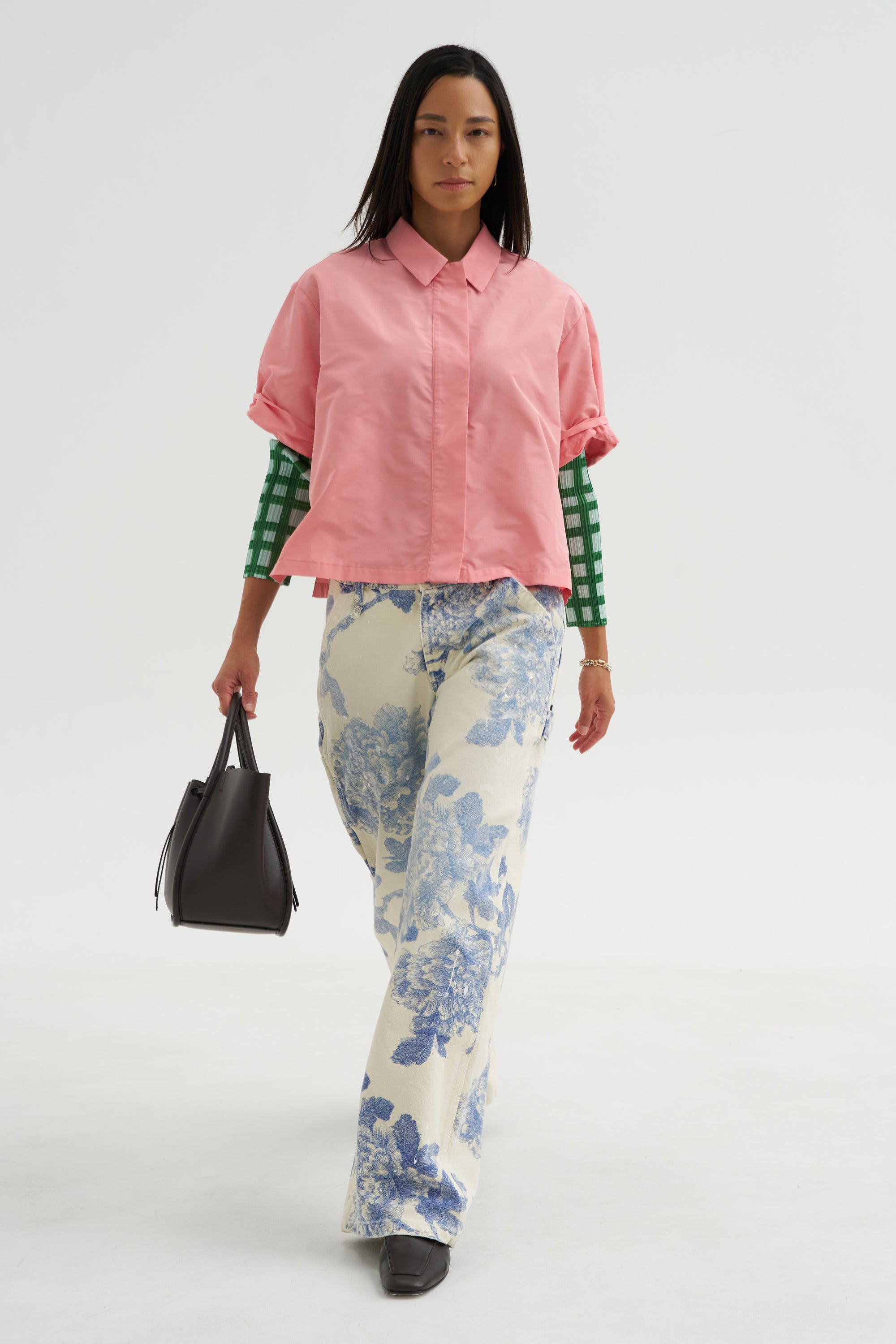 Carpenter Pant, Washed Blue Floral