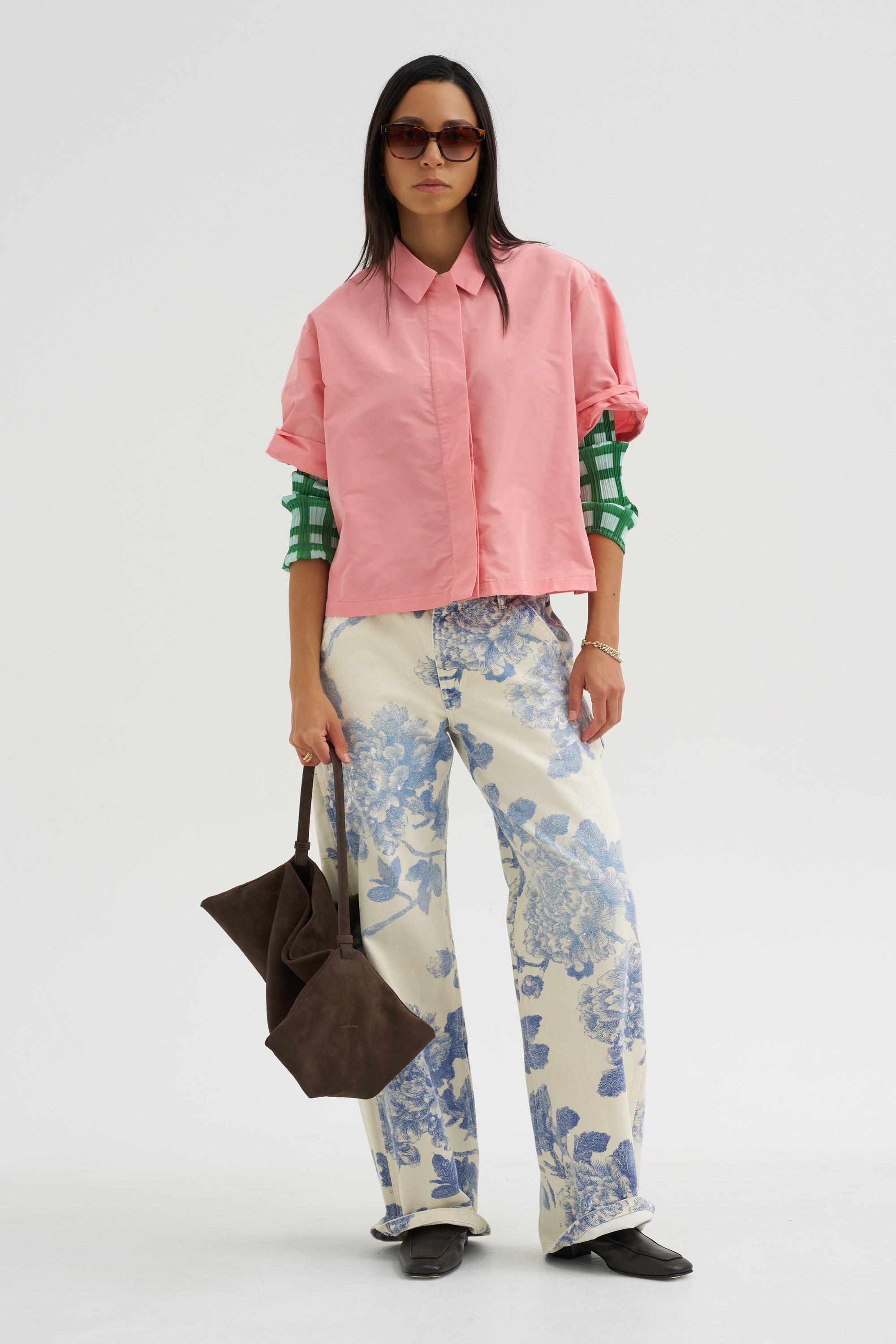 Carpenter Pant, Washed Blue Floral