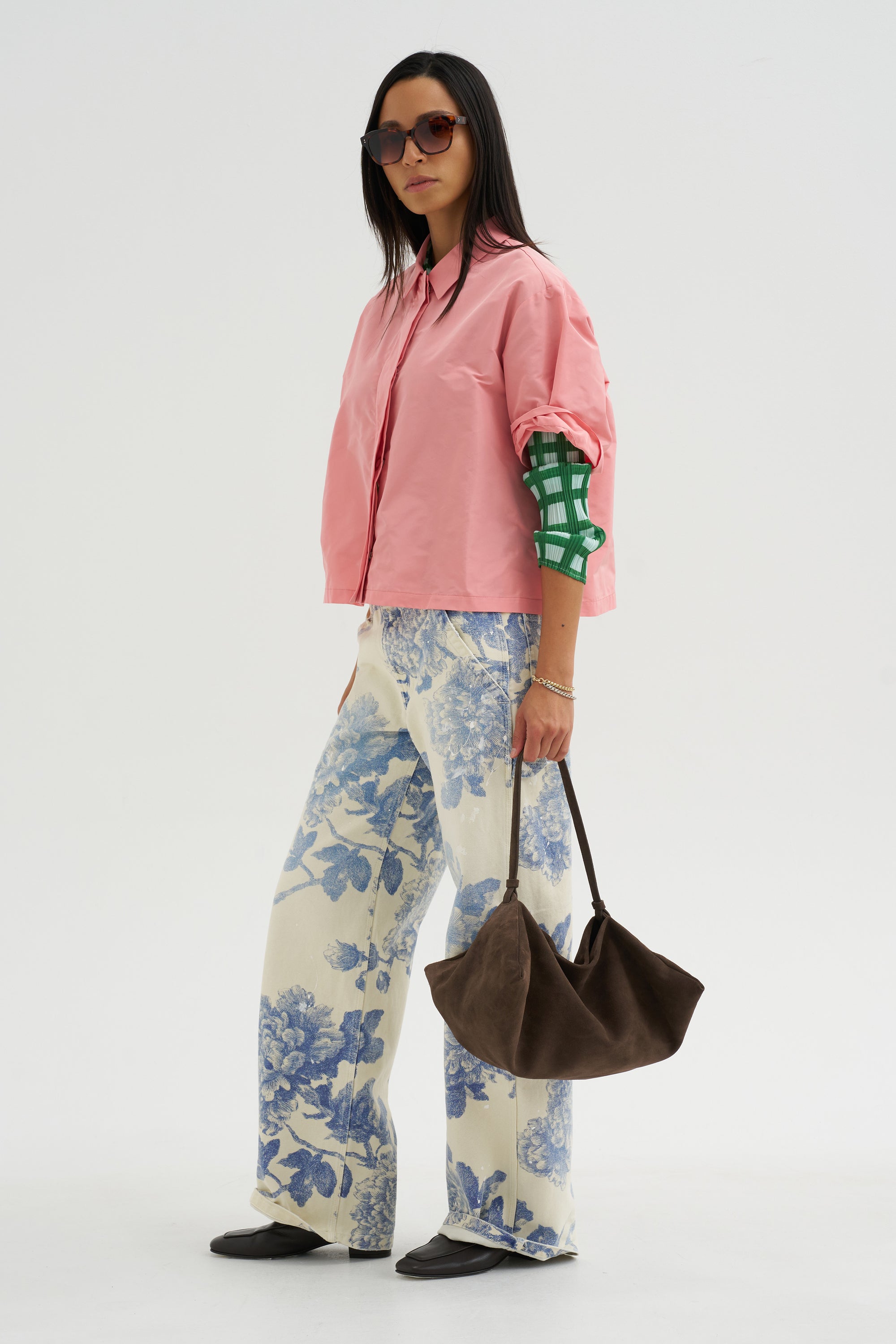 Carpenter Pant, Washed Blue Floral