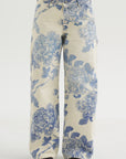 Carpenter Pant, Washed Blue Floral