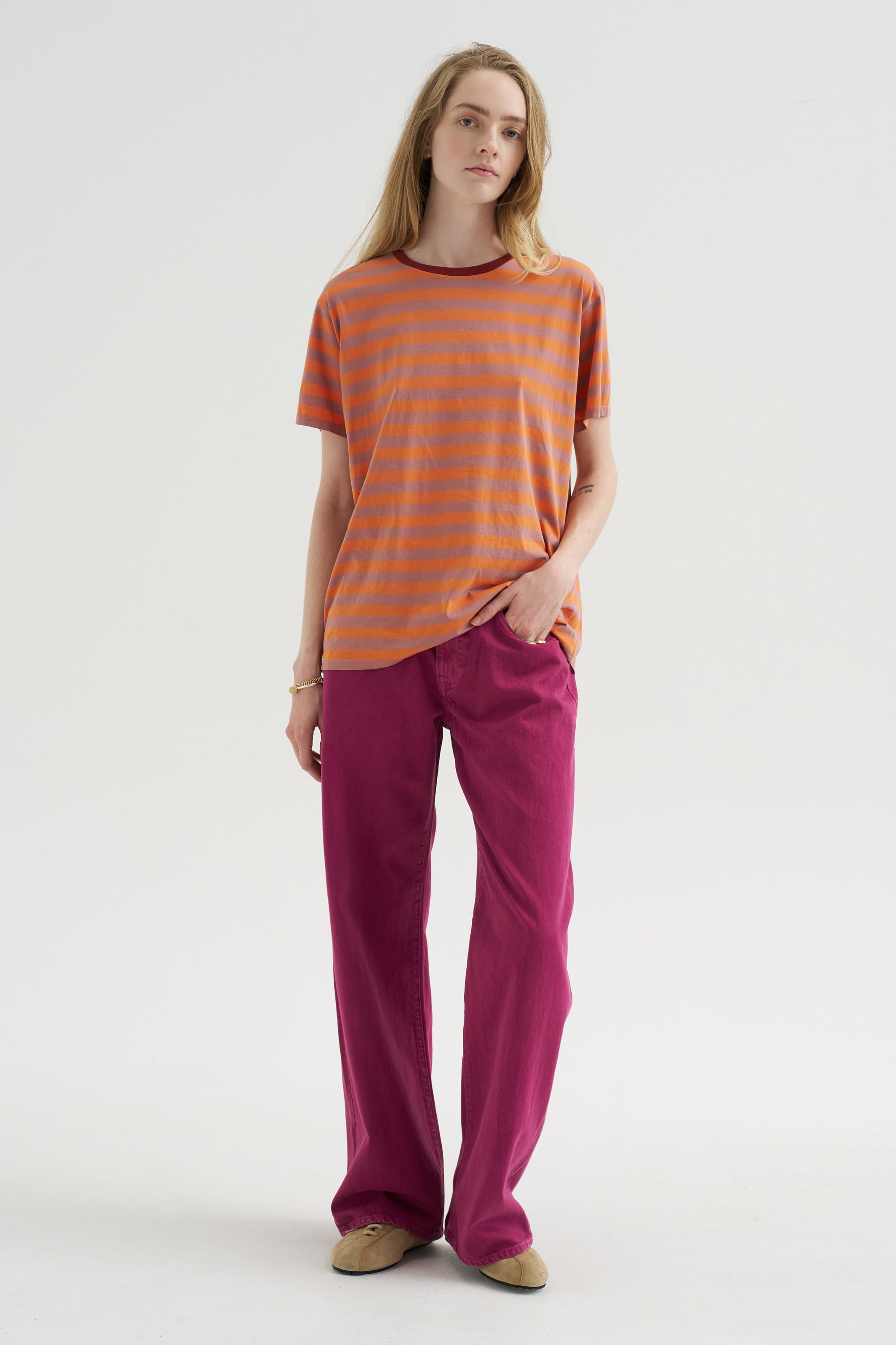 Darcy Loose Jean, Festival Magenta Purple
