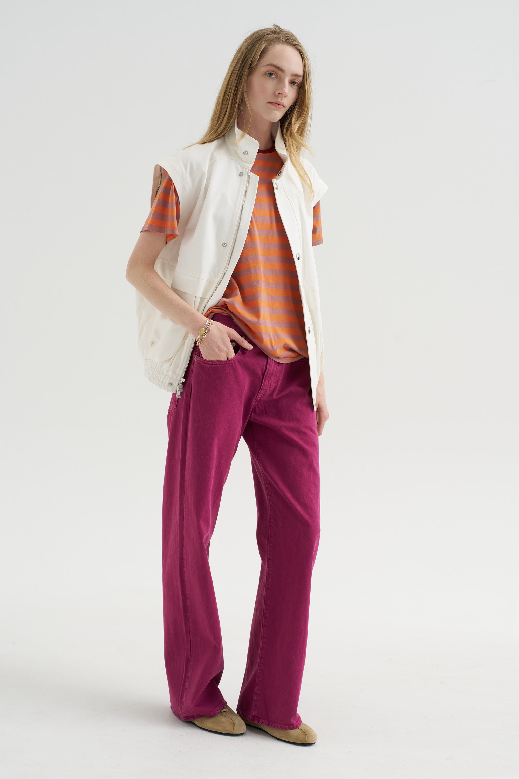 Darcy Loose Jean, Festival Magenta Purple