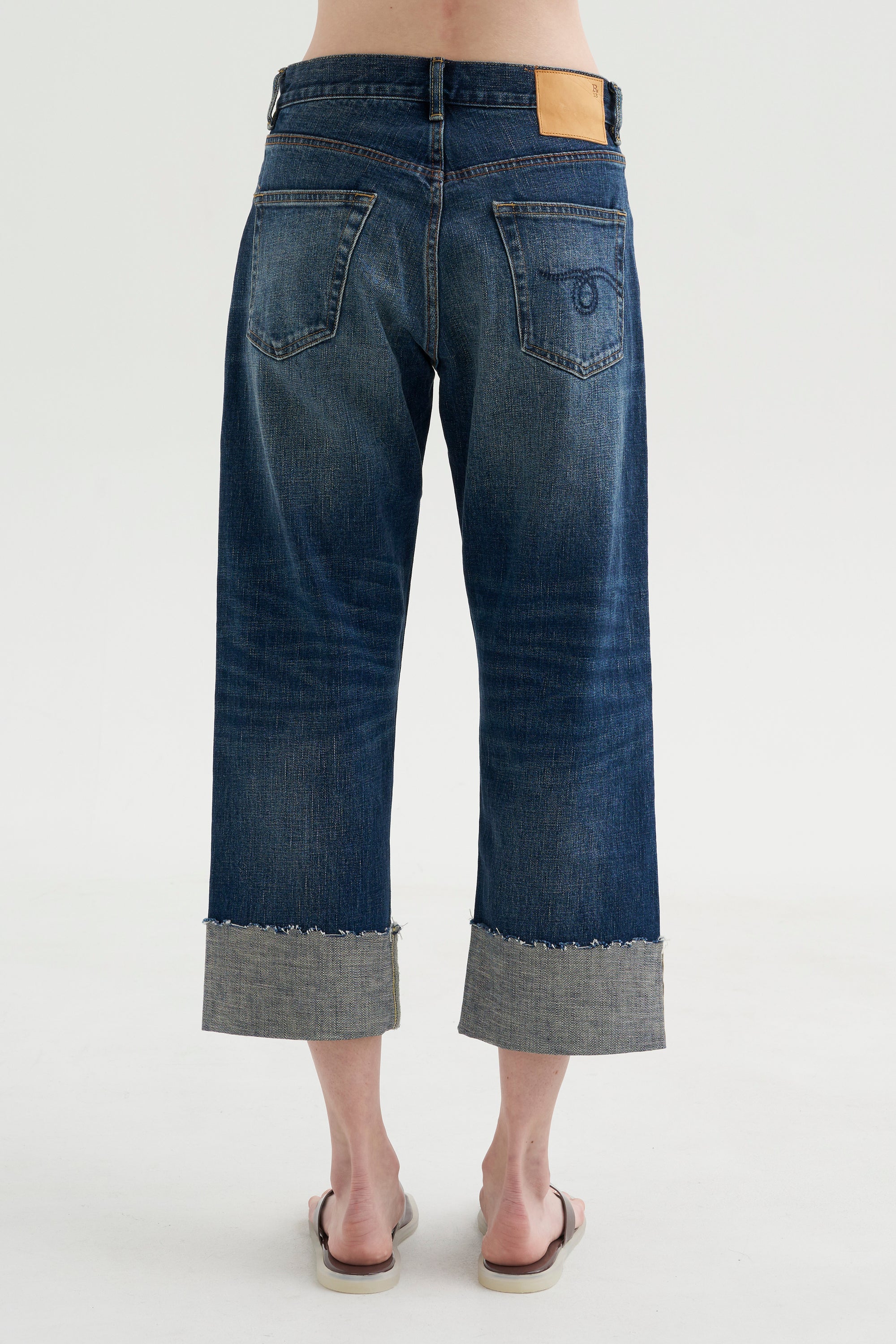 Cuffed X-BF Jean, Caslon Selvedge Blue