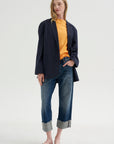Cuffed X-BF Jean, Caslon Selvedge Blue