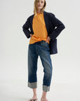 Cuffed X-BF Jean, Caslon Selvedge Blue