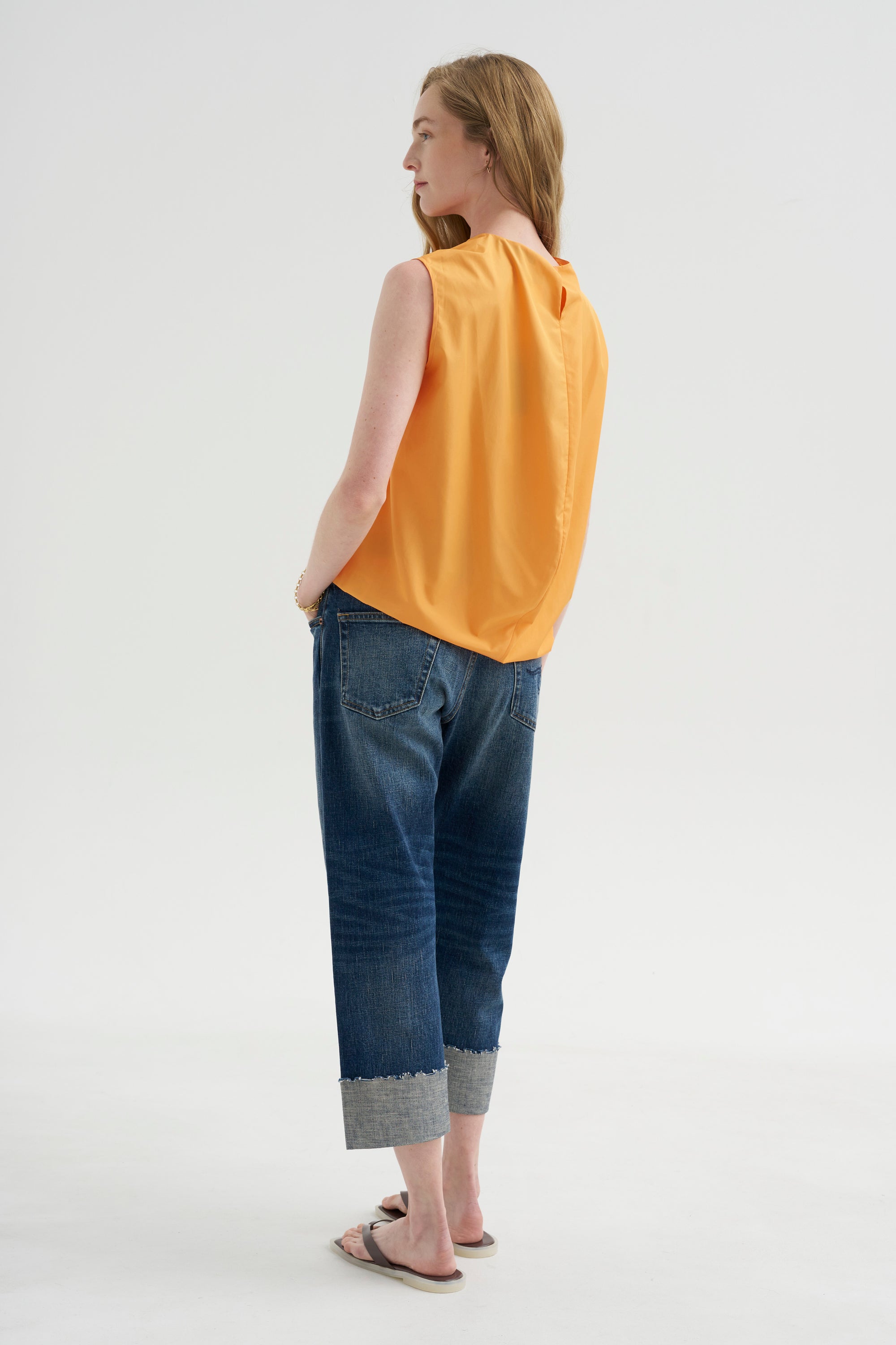 Cuffed X-BF Jean, Caslon Selvedge Blue