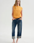 Cuffed X-BF Jean, Caslon Selvedge Blue