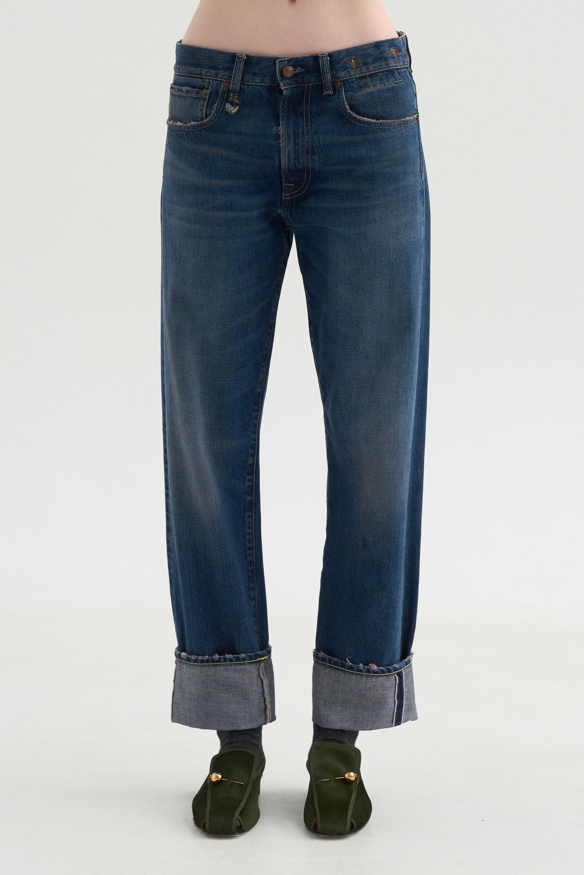Pre-Order • Cuffed BF Jean, Dalston Selvedge Blue