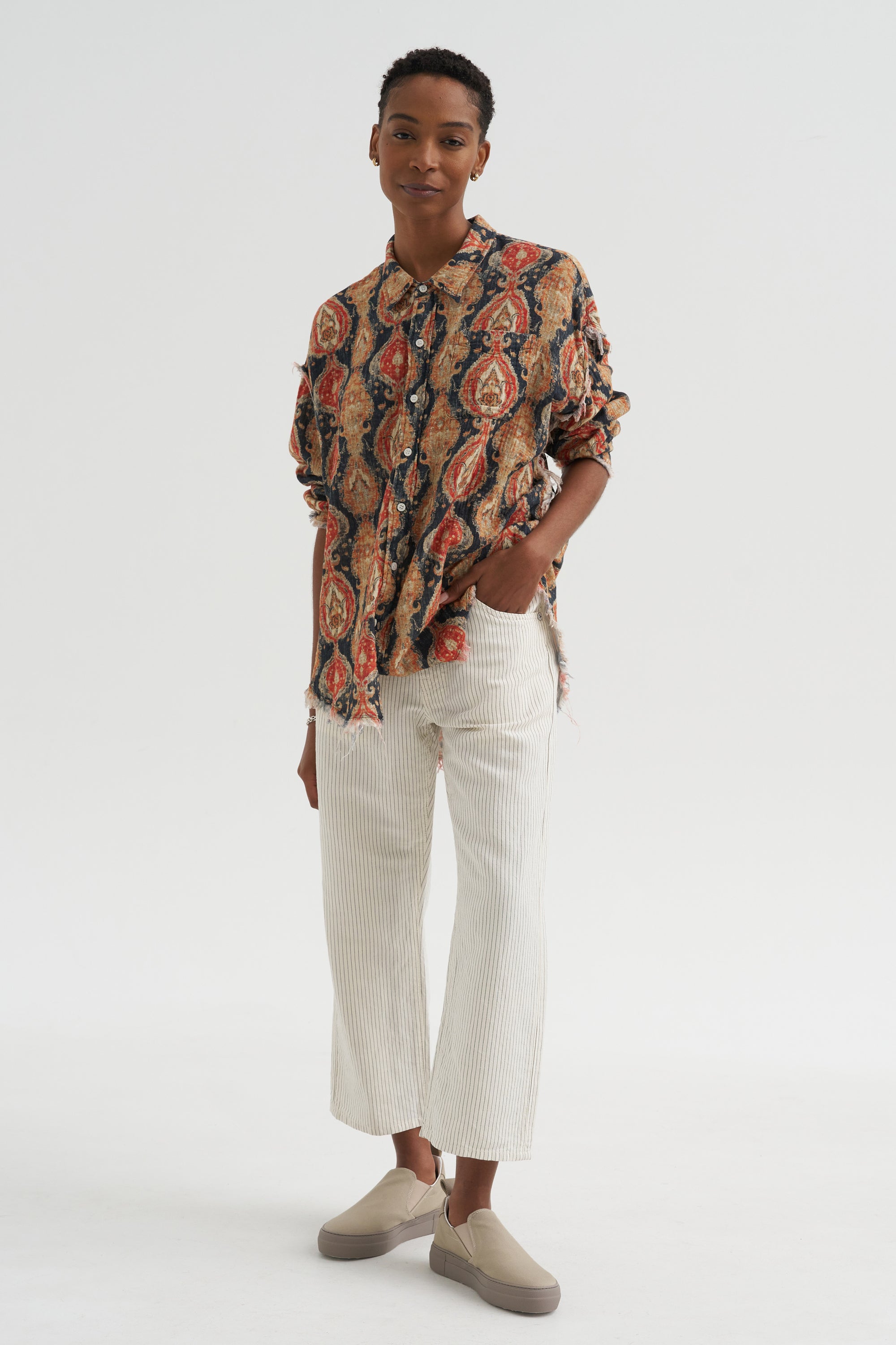 X-BF 5 Pocket Pant, Black &amp; White