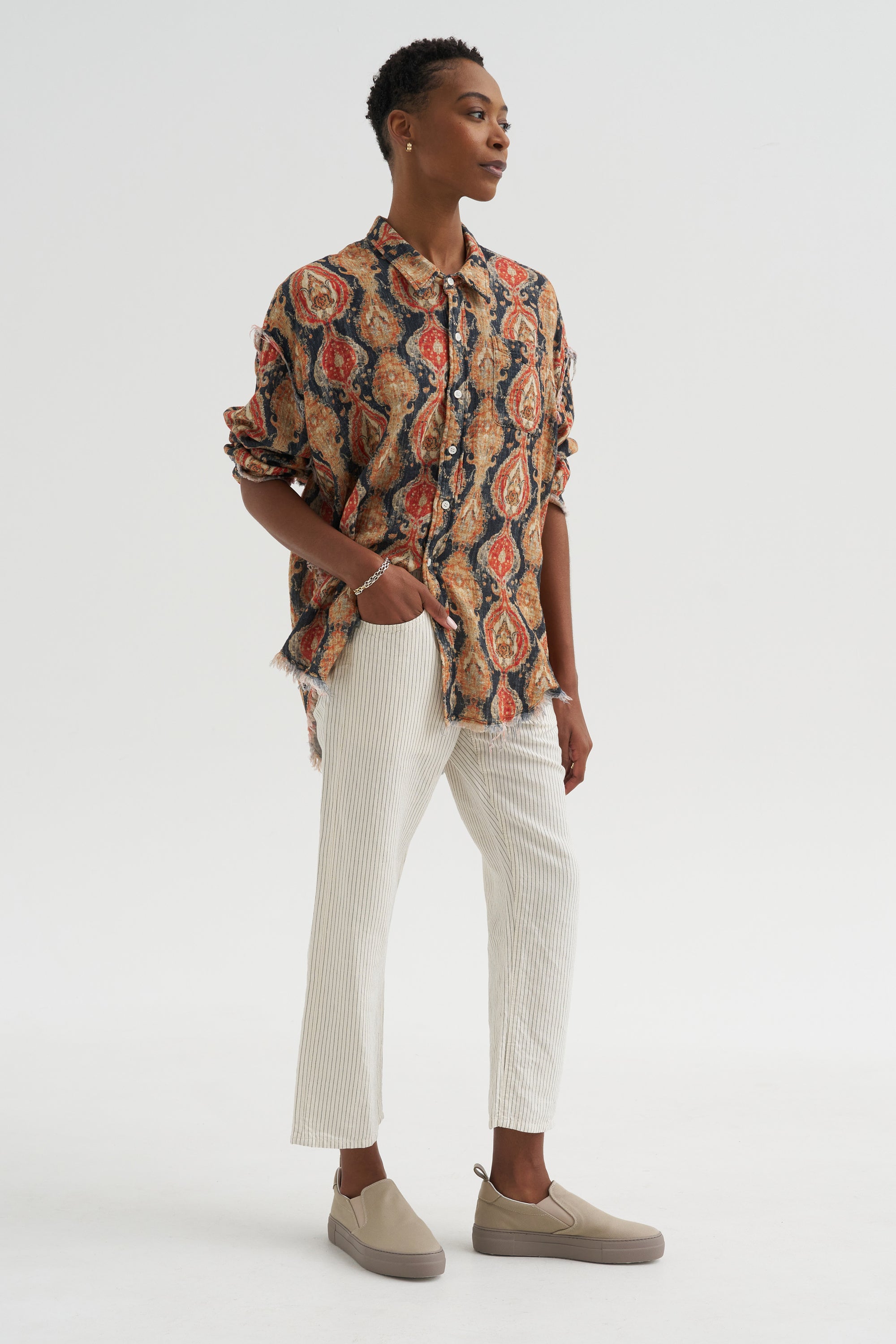 X-BF 5 Pocket Pant, Black &amp; White