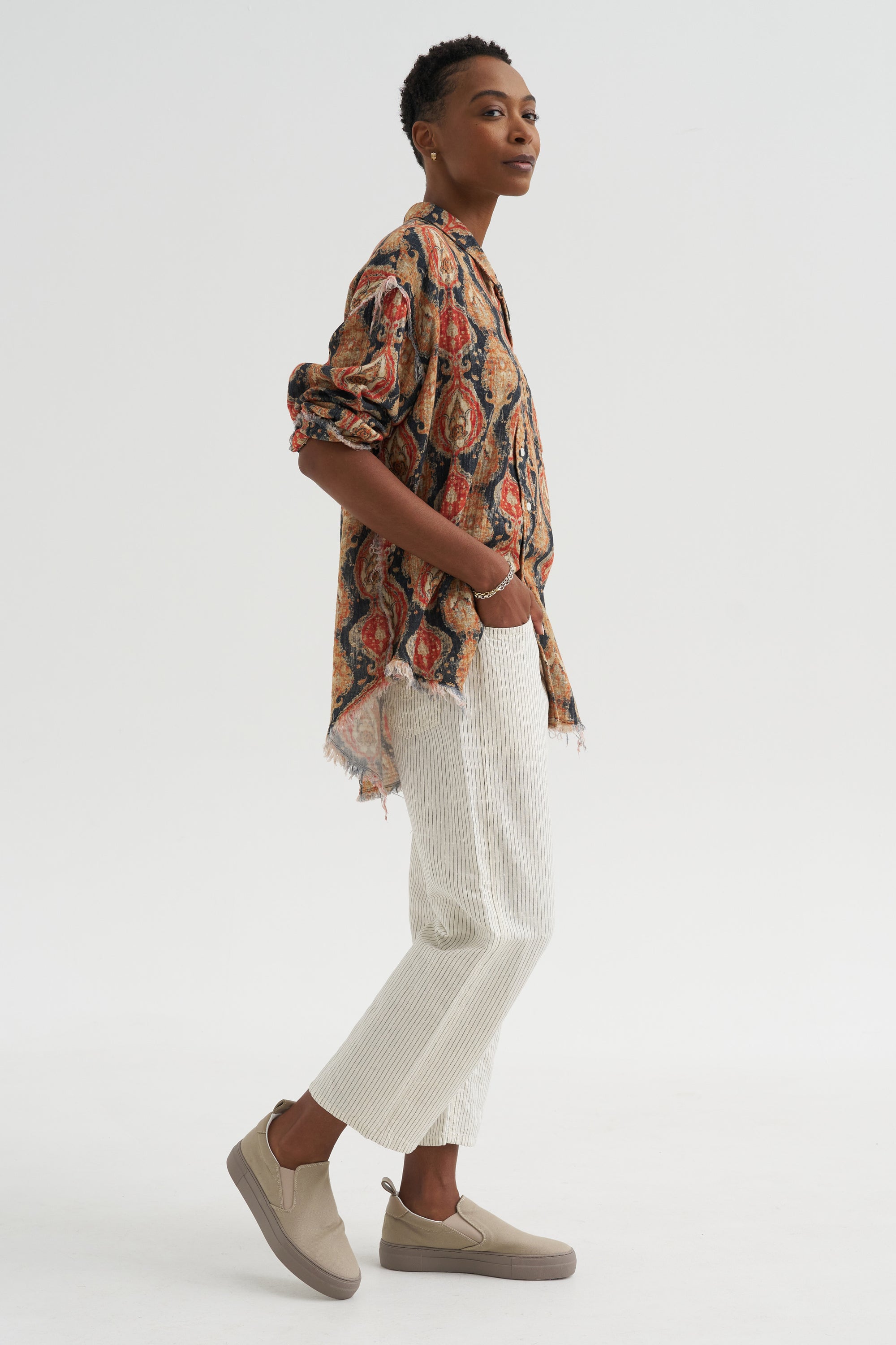 X-BF 5 Pocket Pant, Black &amp; White