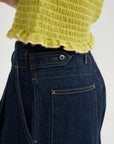 Triple Pleat Jean, Rinse Selvedge Indigo