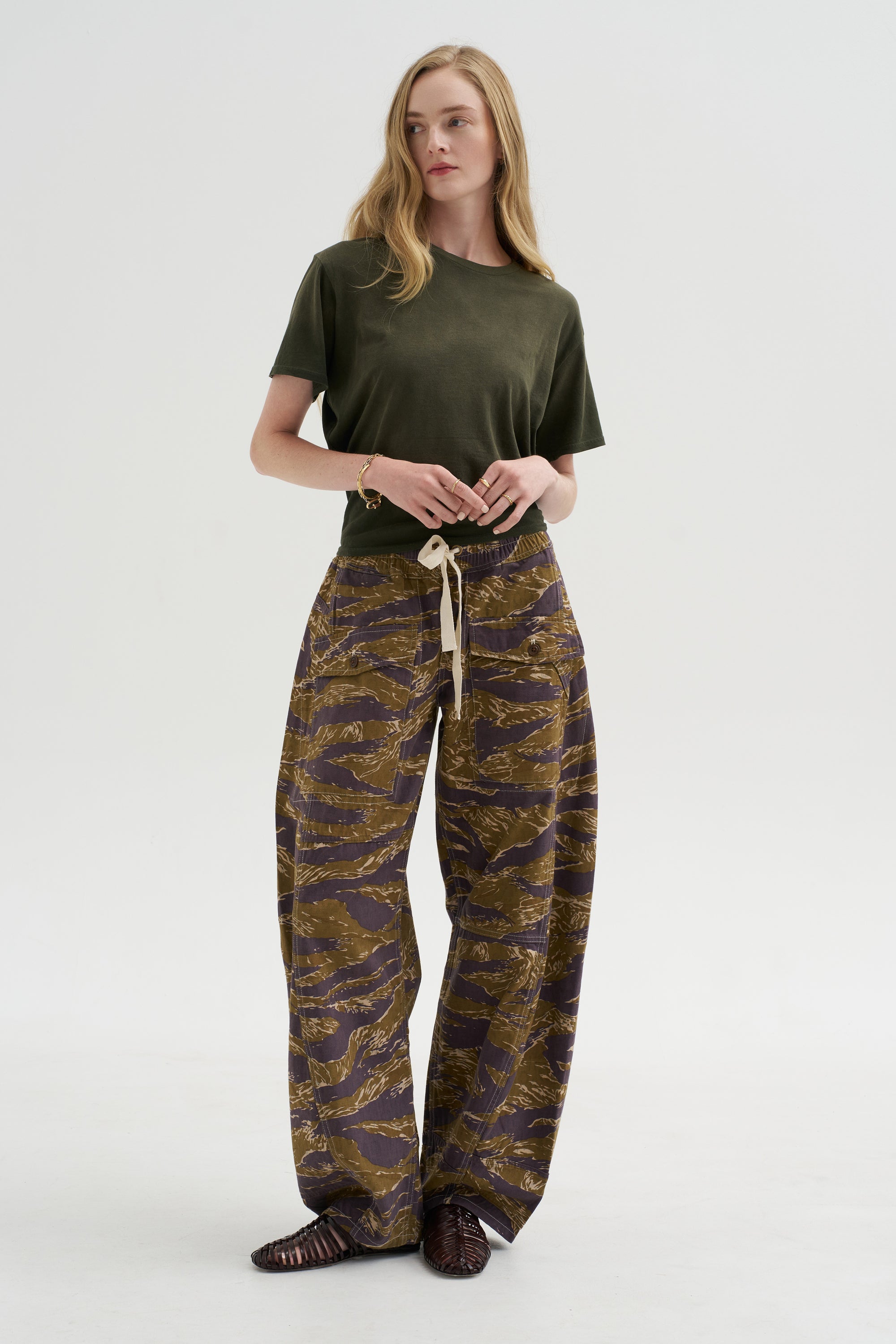 Reversible Utility Pant, Green Camo