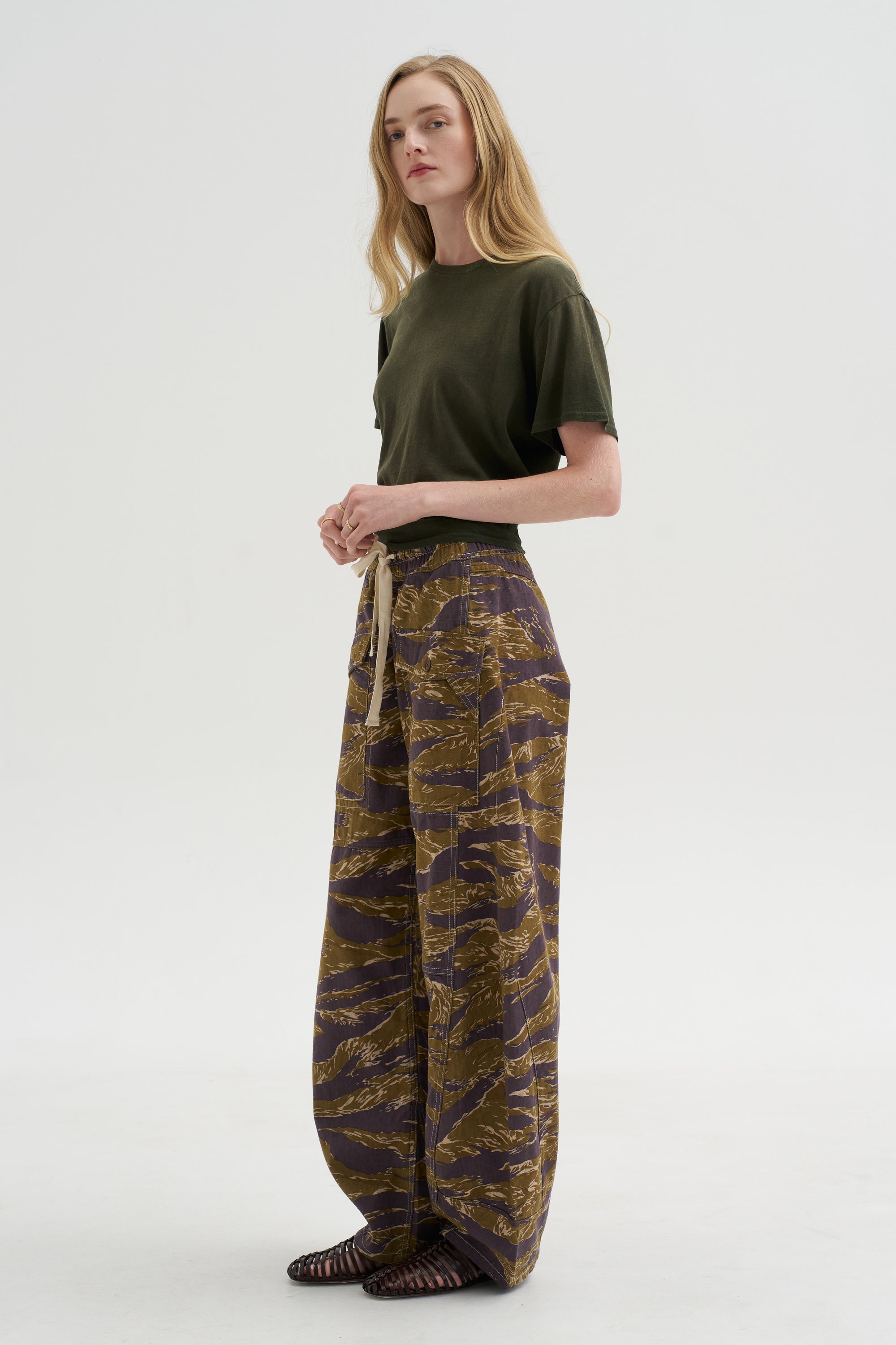 Reversible Utility Pant, Green Camo