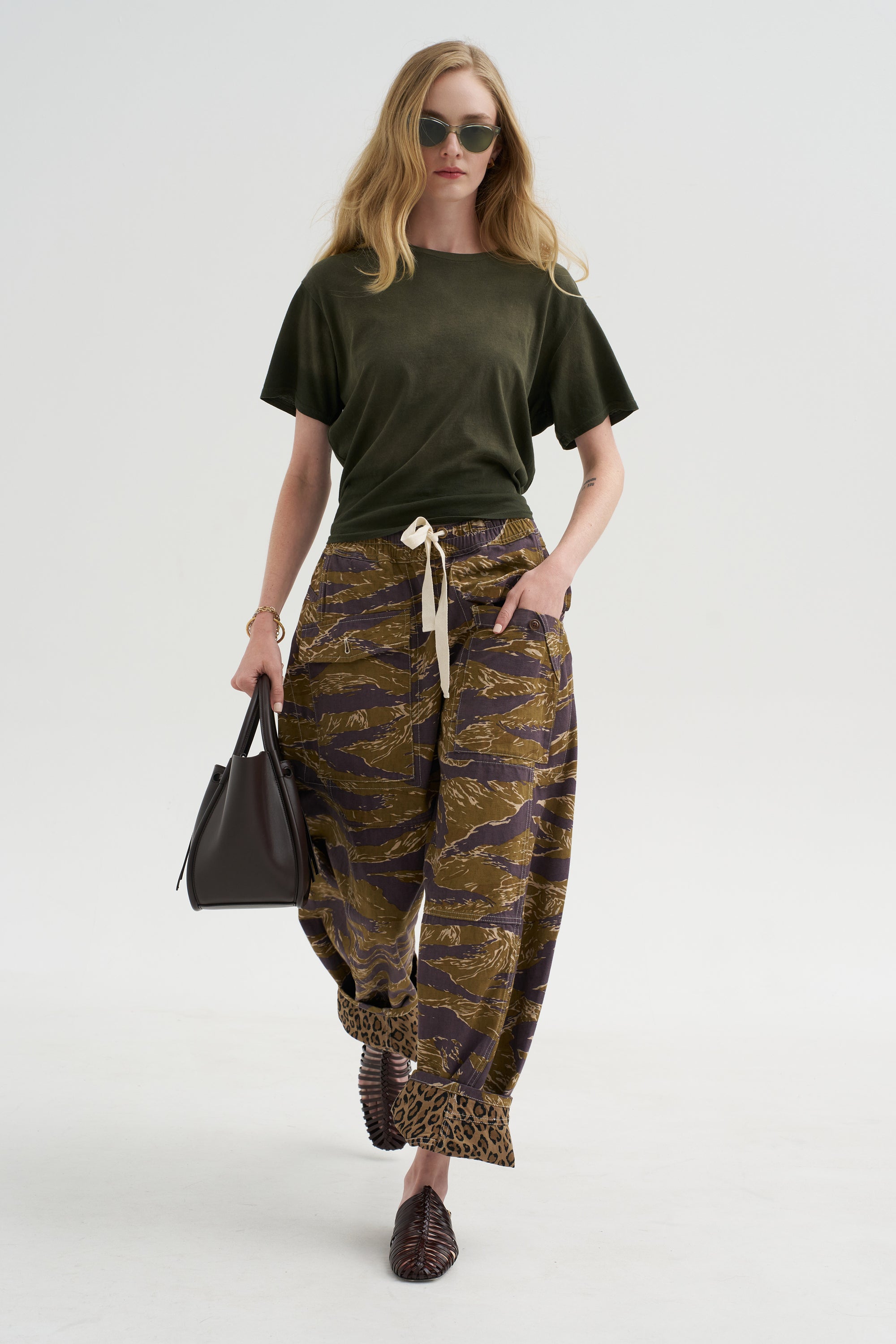 Reversible Utility Pant, Green Camo