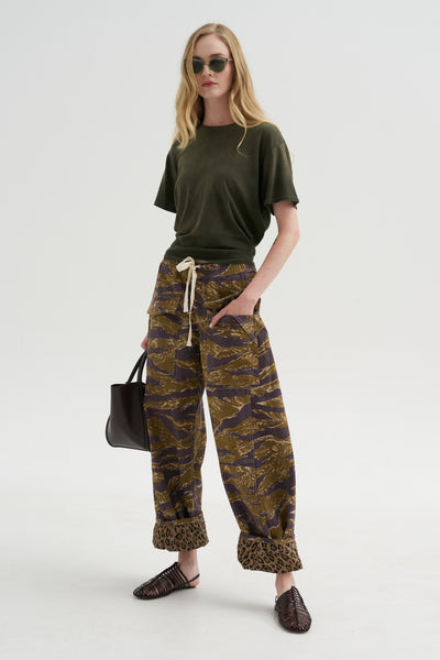 Reversible Utility Pant, Green Camo – Kick Pleat