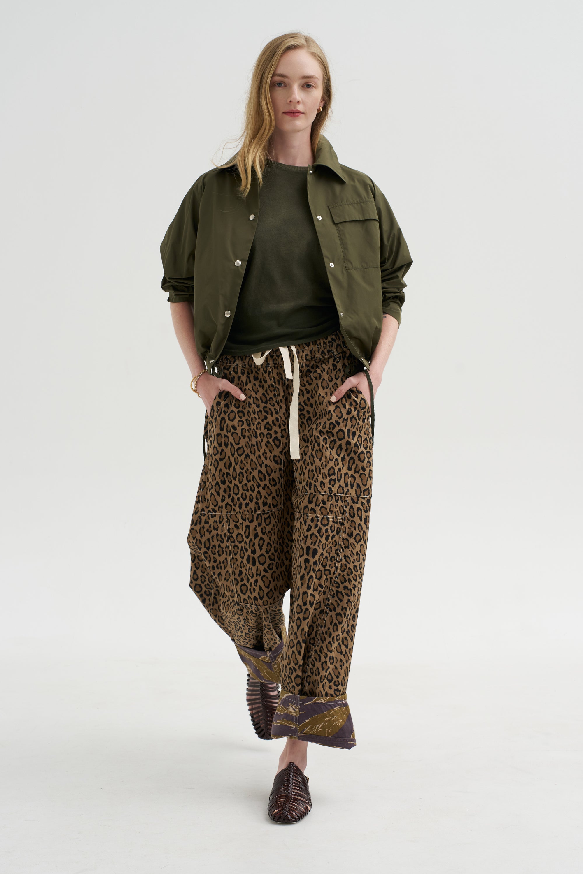 Reversible Utility Pant, Green Camo