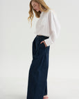 Crossover Bubble Shirt, White