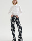 Cropped Boxy Shirt, White