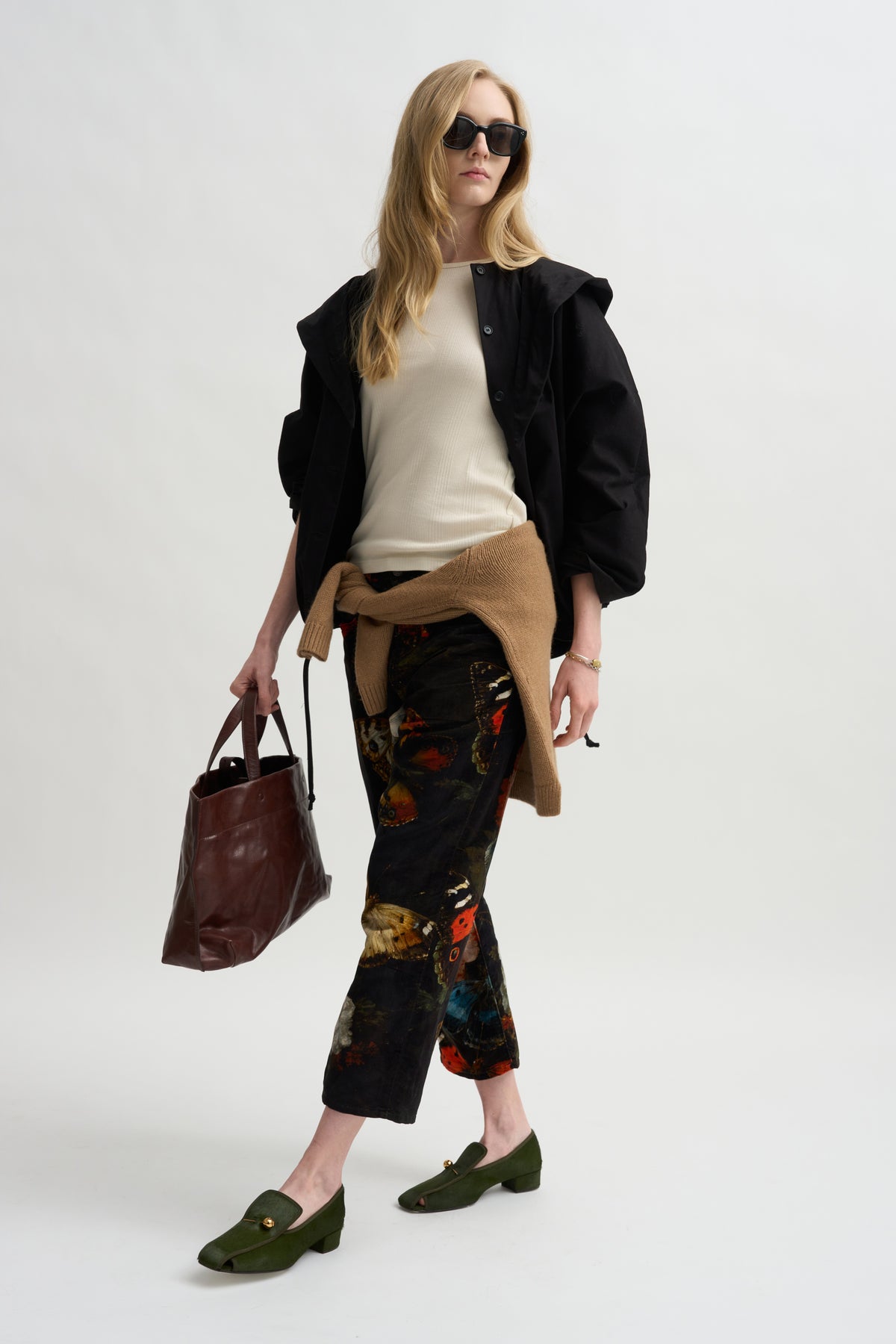 X-Bf Pant, Floral Butterfly