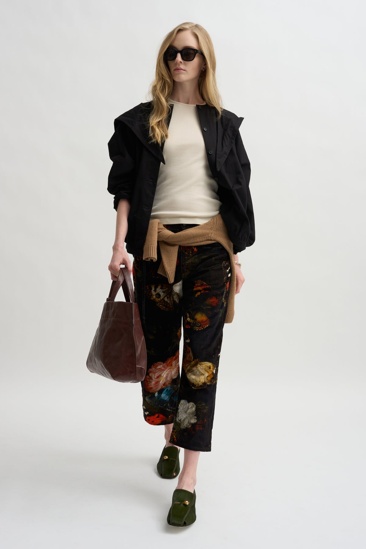 X-Bf Pant, Floral Butterfly