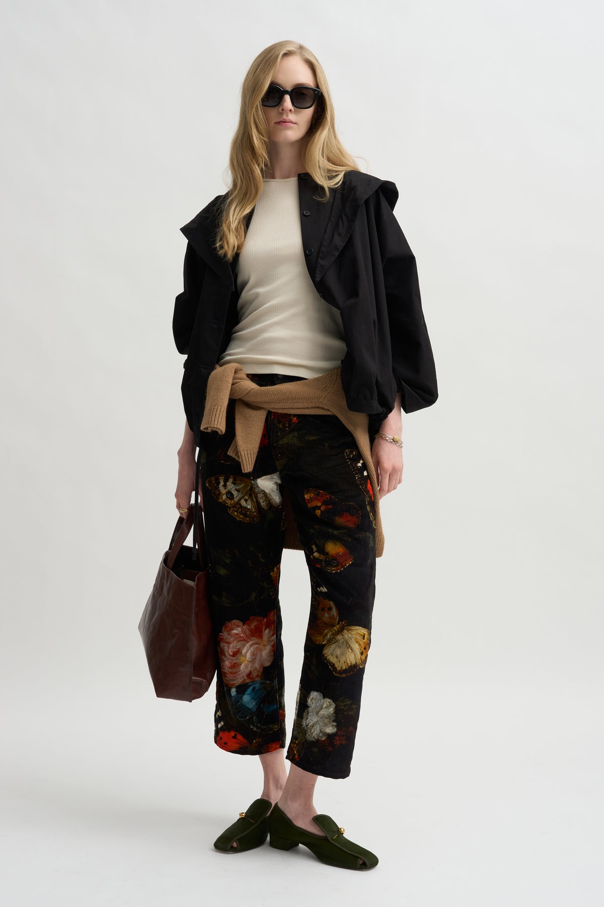 X-Bf Pant, Floral Butterfly