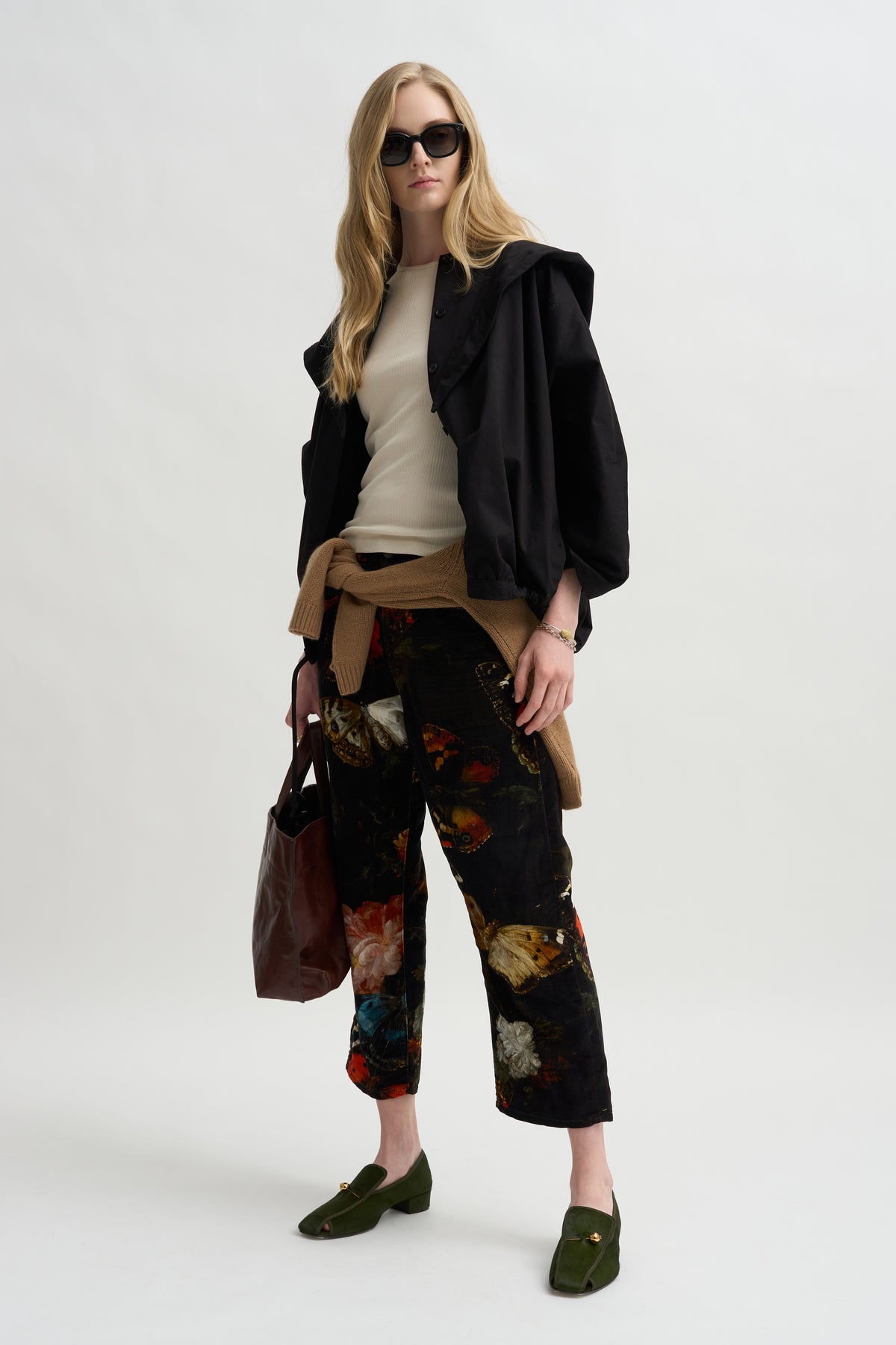X-Bf Pant, Floral Butterfly
