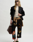 X-Bf Pant, Floral Butterfly