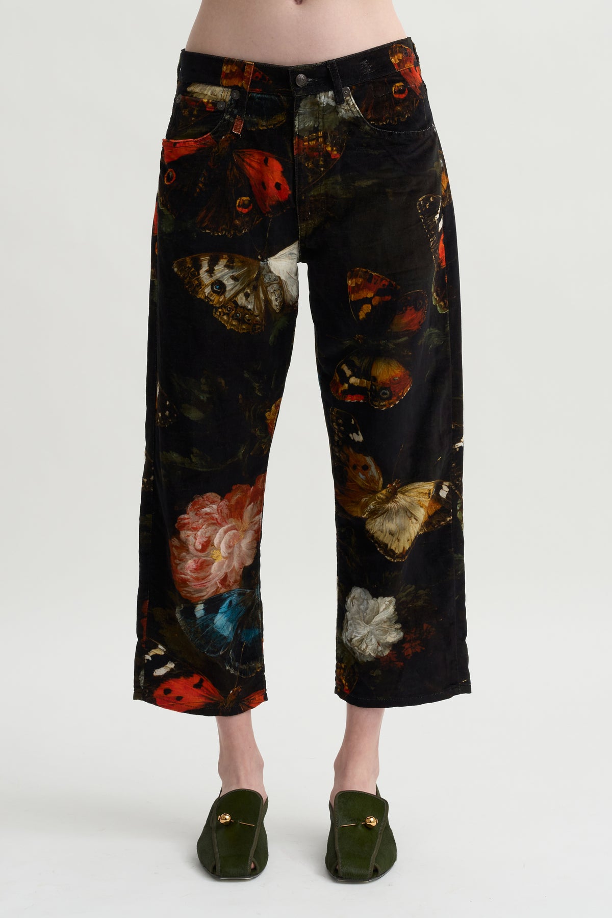 X-Bf Pant, Floral Butterfly