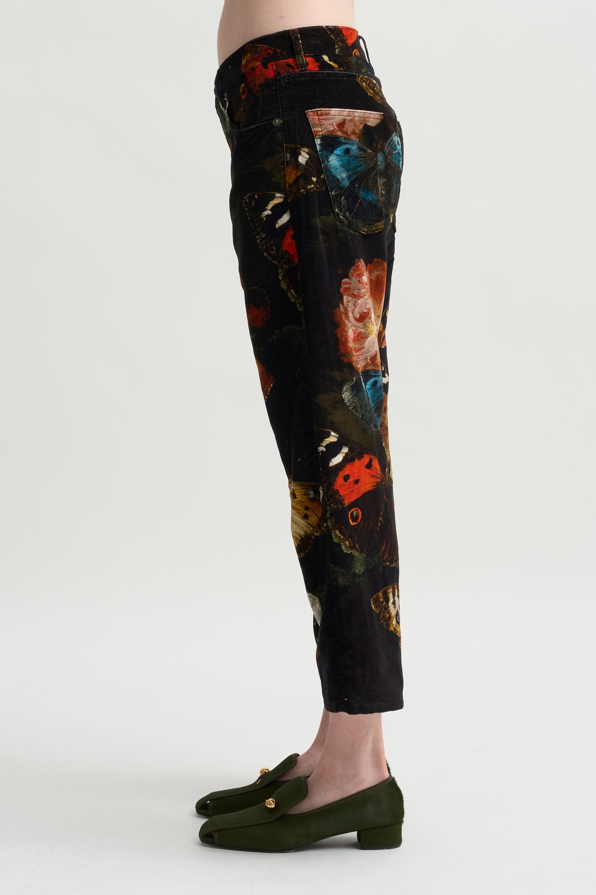 X-Bf Pant, Floral Butterfly