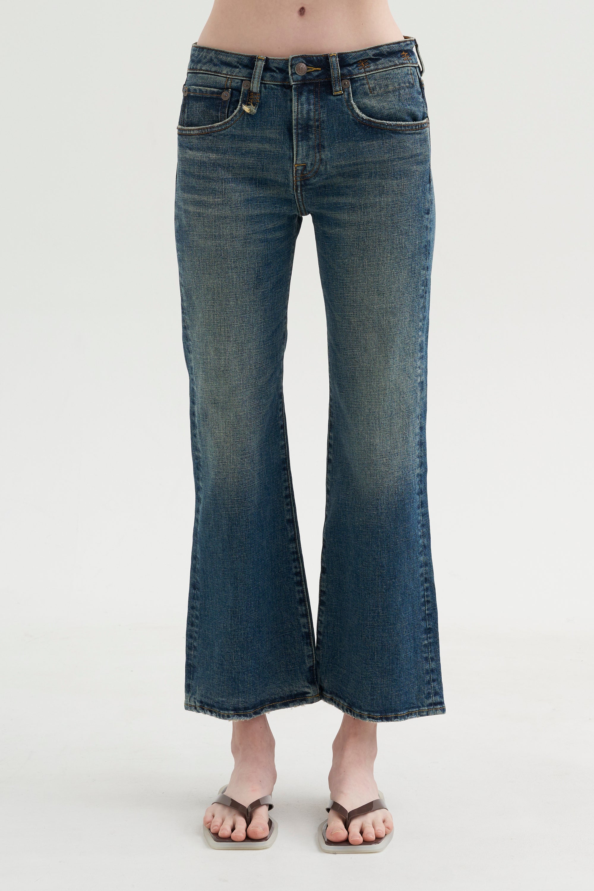 Joan Kick Flare Jean, Melvin Blue Stretch