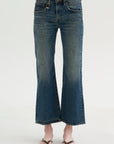 Joan Kick Flare Jean, Melvin Blue Stretch
