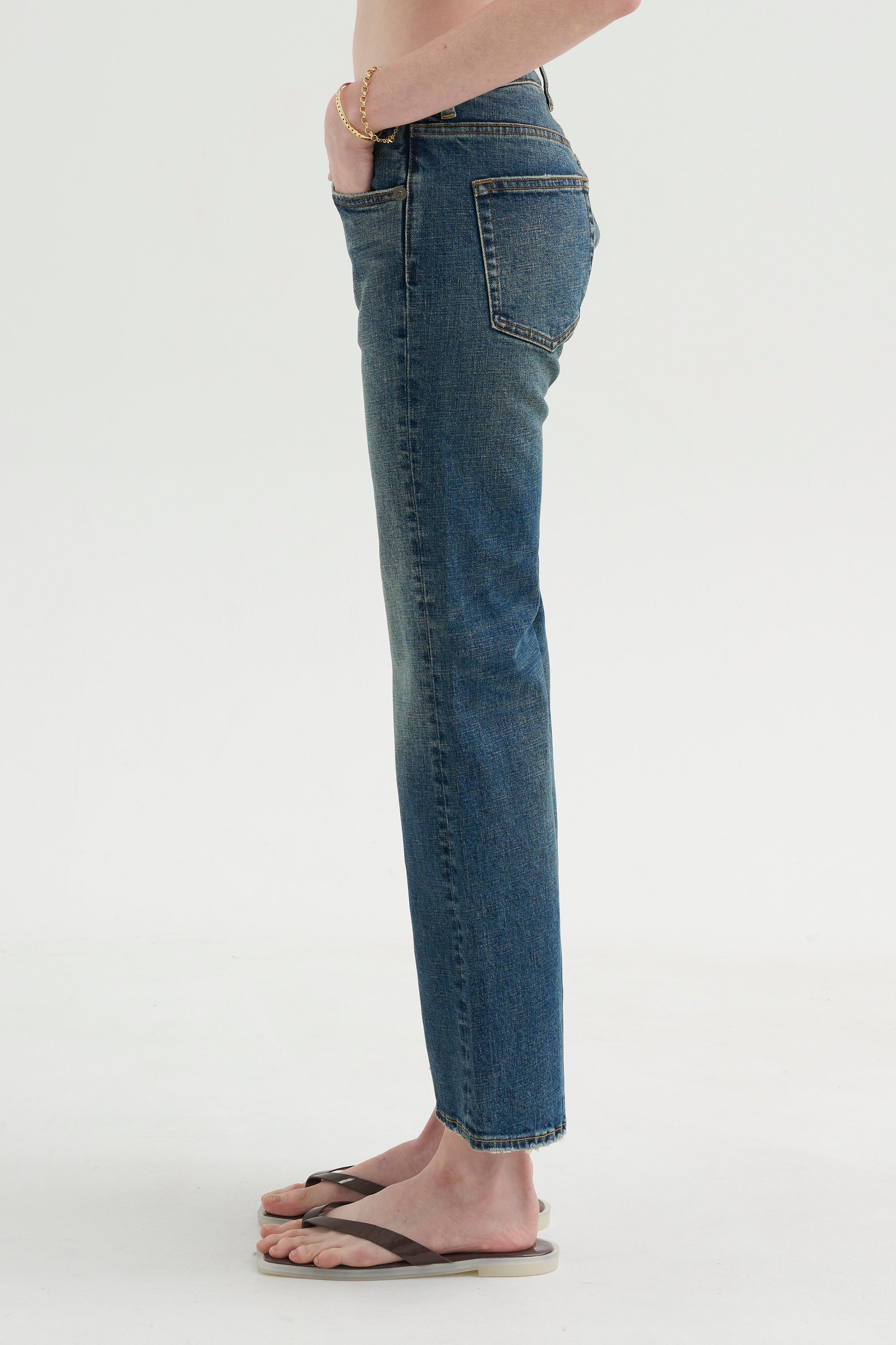 Joan Kick Flare Jean, Melvin Blue Stretch