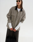 Relaxed Chore Jacket, Price of Wales Grey Check