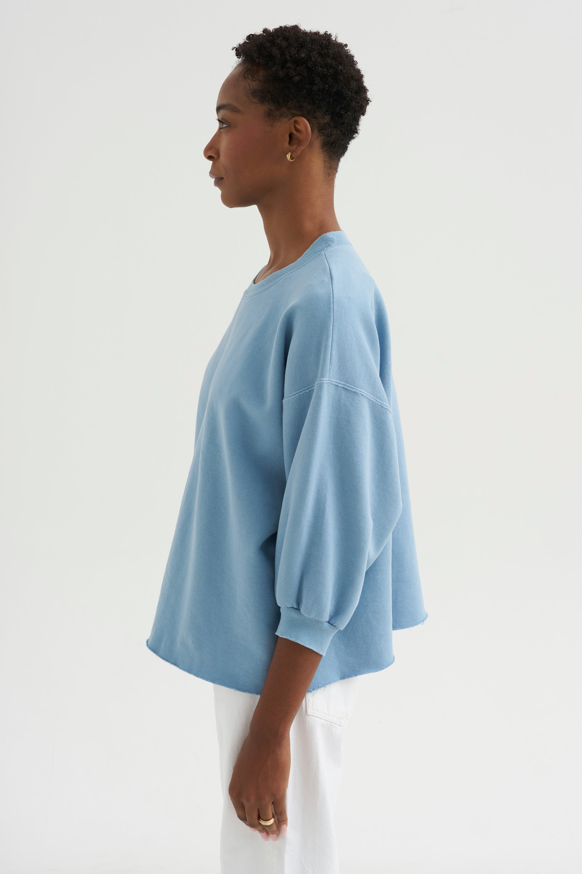 Fond Sweatshirt, Light Blue