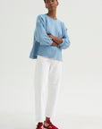 Fond Sweatshirt, Light Blue