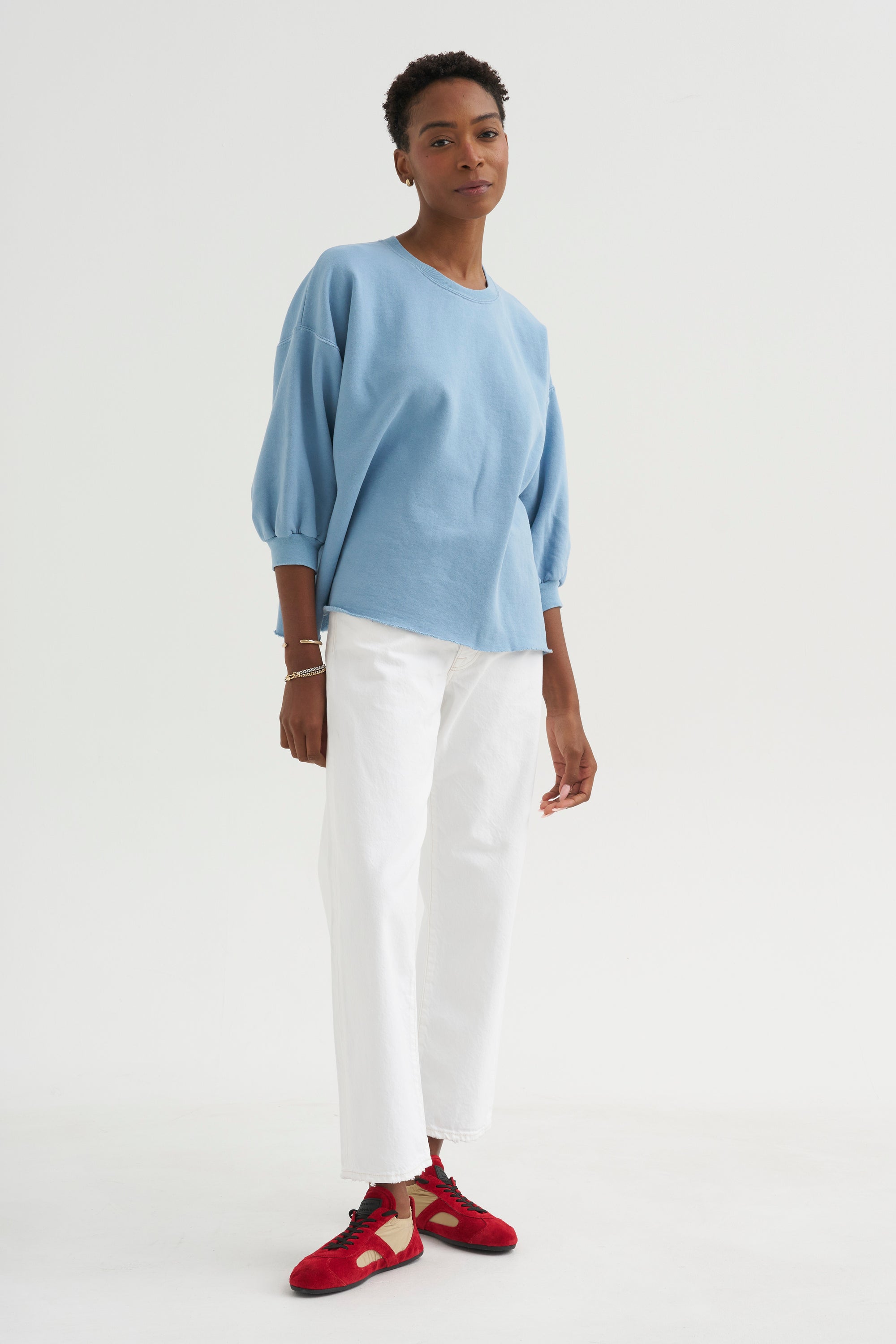 Fond Sweatshirt, Light Blue