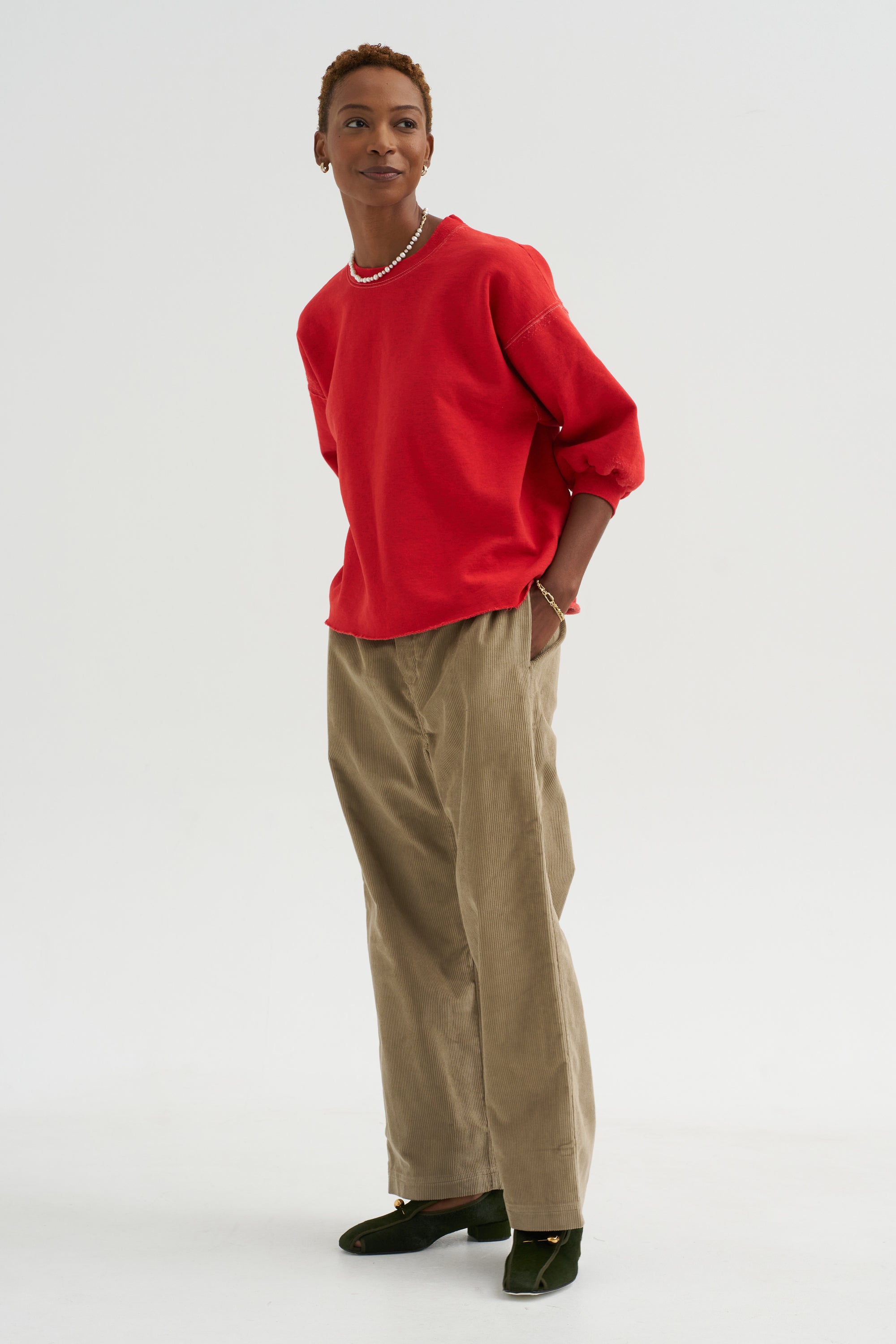 Fond Sweatshirt, Cherry