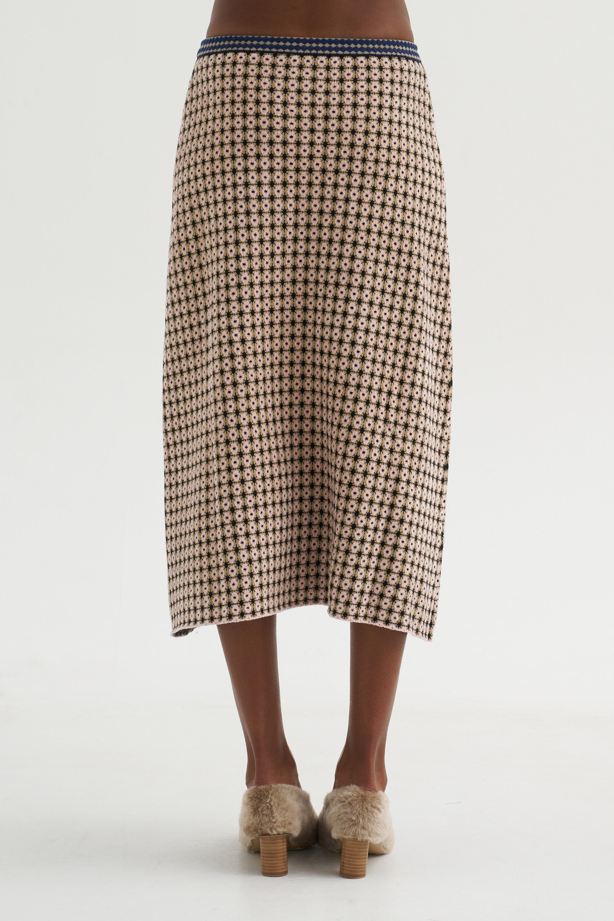 Broccada Skirt, Dune Multi